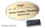 Namensschild aluline-plus® 43 "system" gold matt